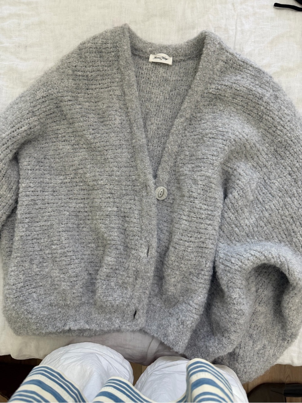 American Vintage Gray Zolly Cardigan